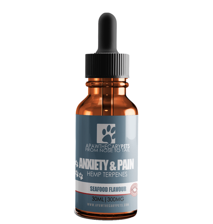 Apawthecary Pets – Anxiety & Pain Tincture – Seafood Medley Flavour 300mg | BC Weed Edible Canada