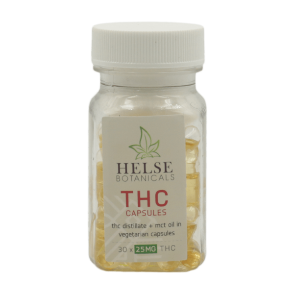 Helse Botanicals – THC Capsules – 25mg | BC Weed Edible Canada Helse Botanicals – THC Capsules – 25mg | BC Weed Edible Canada