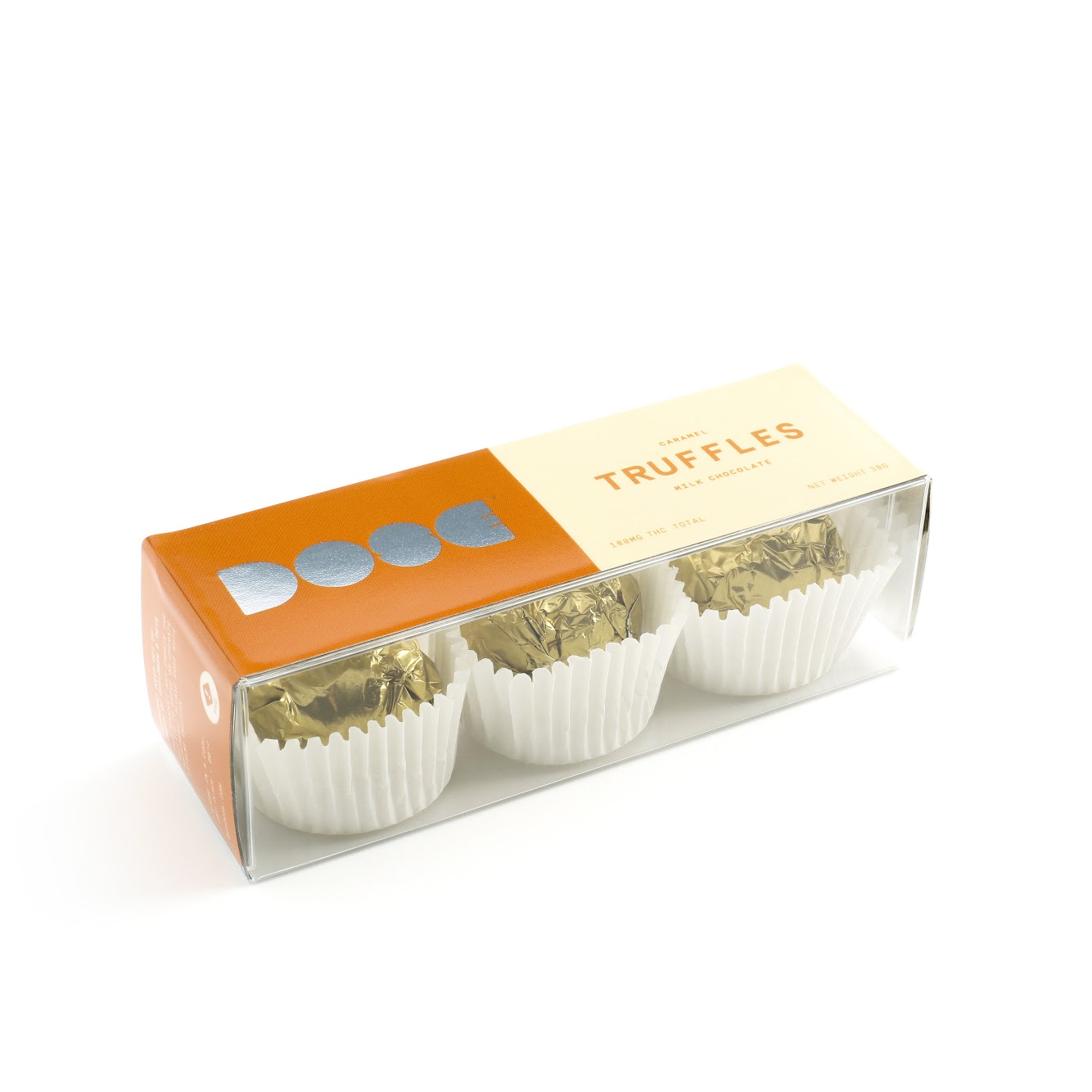 Dose Edibles – Truffles – Dark Chocolate Raspberry – 180mg THC | BC Weed Edible Canada