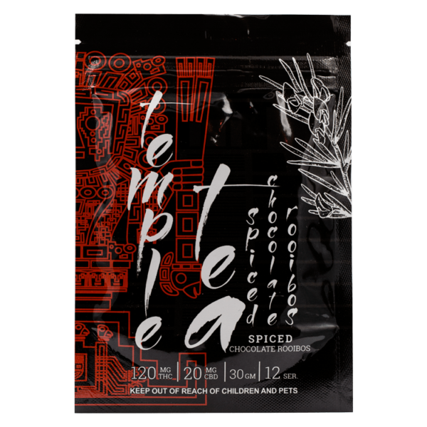 Temple Tea – Spiced Chocolate Rooibos – 120mg THC | BC Weed Edible Canada