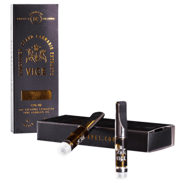Vice – CO2 Oil Refill Cartridges – BC Kush 0.3ml | BC Weed Edible Canada