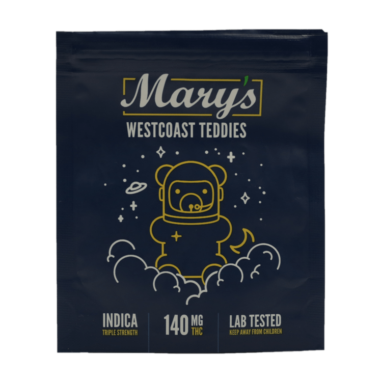 Mary’s Medibles – Westcoast Teddies – Triple Strength – 140mg | BC Weed Edible Canada