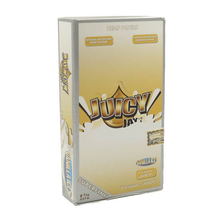 Juicy Jay’s – Hemp Papers (1.25 inch) – Vanilla Ice | BC Weed Edible Canada