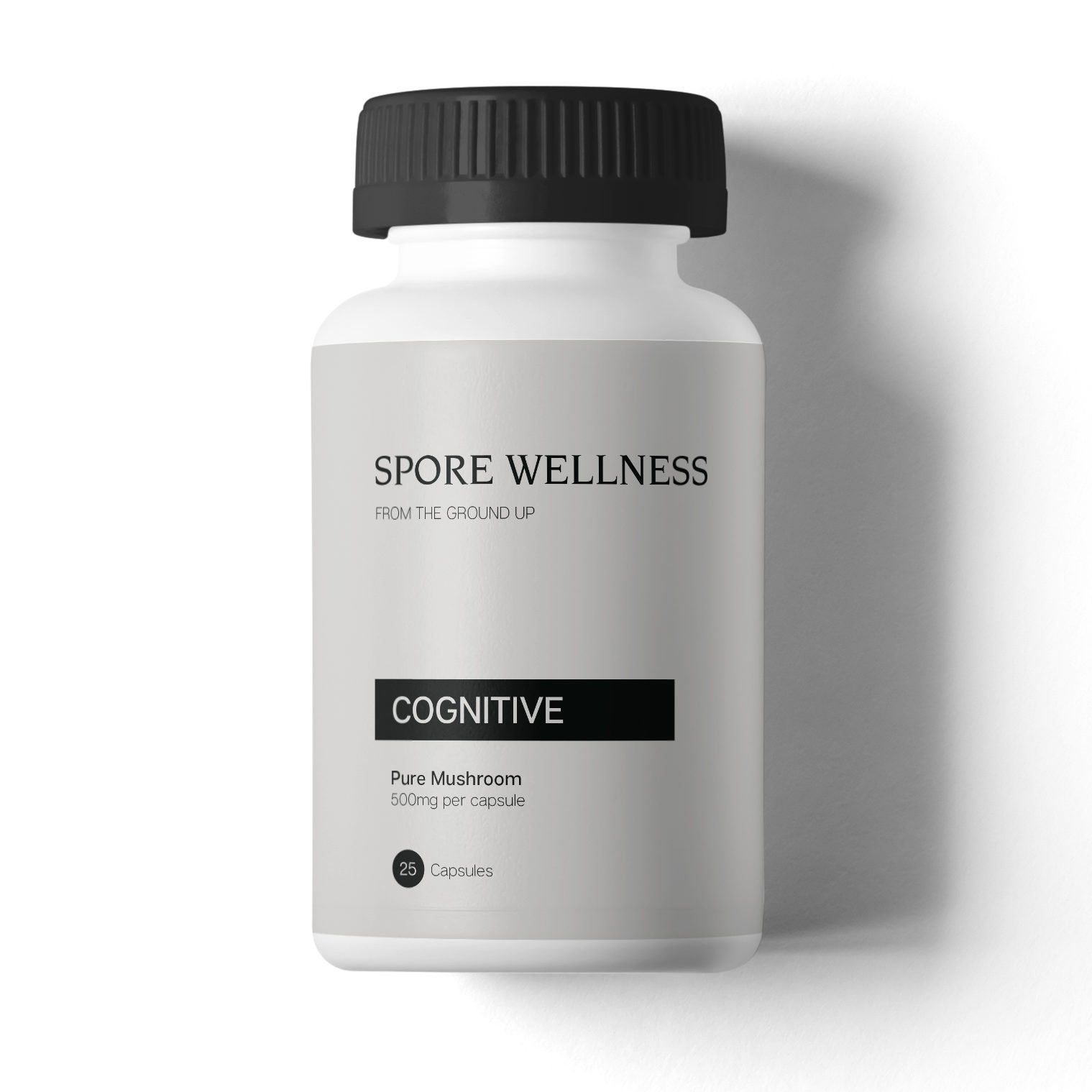 Spore Wellness – Microdose Capsules – Cognitive – 25 Capsules (500mg per cap) | BC Weed Edible Canada