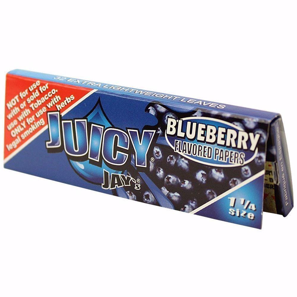 Juicy Jay’s – Hemp Papers (1.25 Inch) – Blueberry | BC Weed Edible Canada